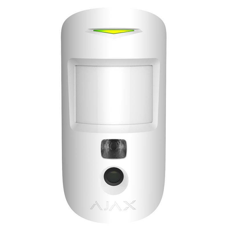 Бездротовий датчик руху Ajax HDR MotionCam Jeweller White