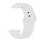 Фото - Силіконовий ремінець BeCover для Xiaomi Amazfit Bip/Bip Lite/Bip S Lite/GTR 42mm/GTS/TicWatch S2/TicWatch E White (706197) | click.ua