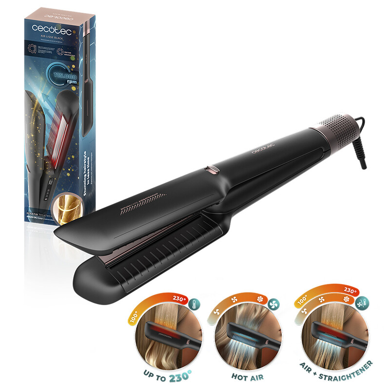 Утюжок (выпрямитель) для волос Cecotec Air Lisse Black (A01_EU01_100988)