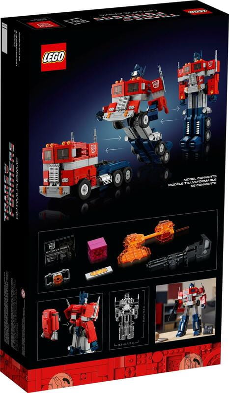 Конструктор LEGO Icons Оптимус Прайм (10302)