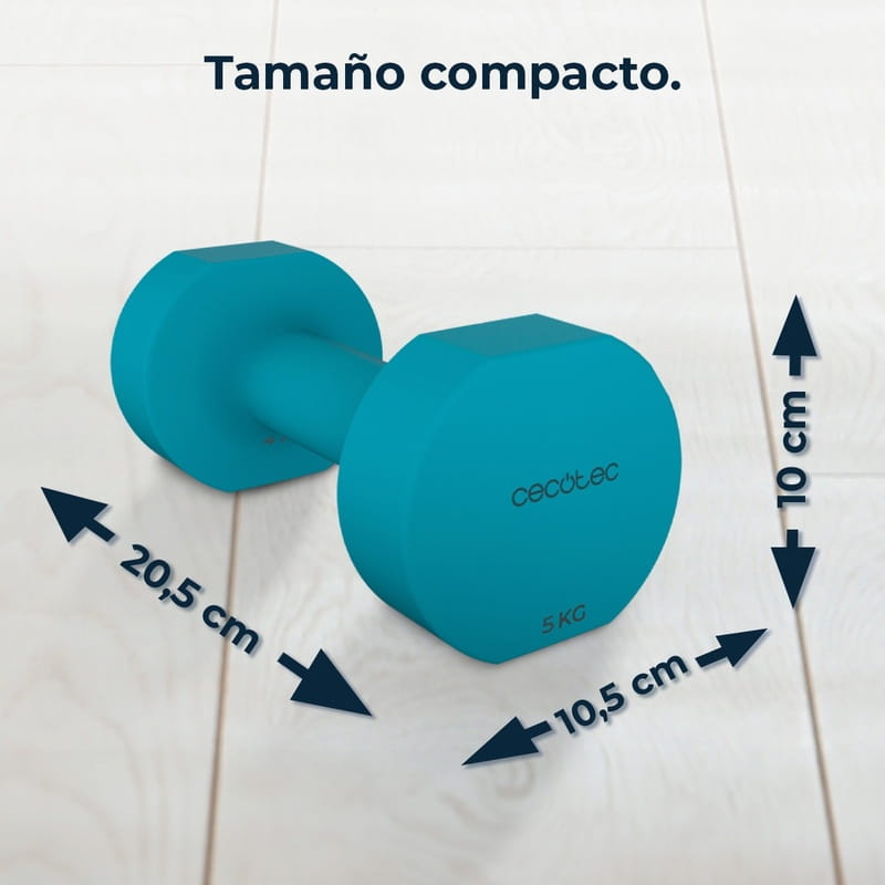 Гантелі Cecotec Drumfit 500 DoubleNeo (2шт по 5кг) (CCTC-07202)