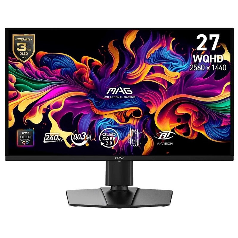 Монітор MSI 26.5" MAG 274QP QD-OLED X24 Black 240Hz