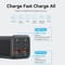 Фото - Сетевое зарядное устройство Vention 4-Port USB GaN Charger 2x100W/2x18W Black (FBSBG-EU) | click.ua