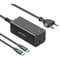Фото - Сетевое зарядное устройство Vention 4-Port USB GaN Charger 2x100W/2x18W Black (FBSBG-EU) | click.ua