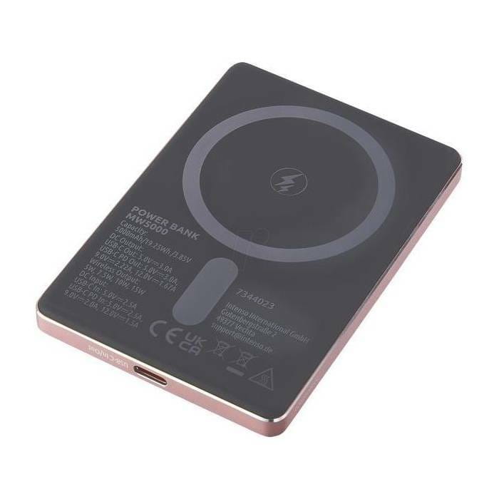 Універсальна мобільна батарея Intenso MW5000 5000mAh, 20W, Rose (7344023)