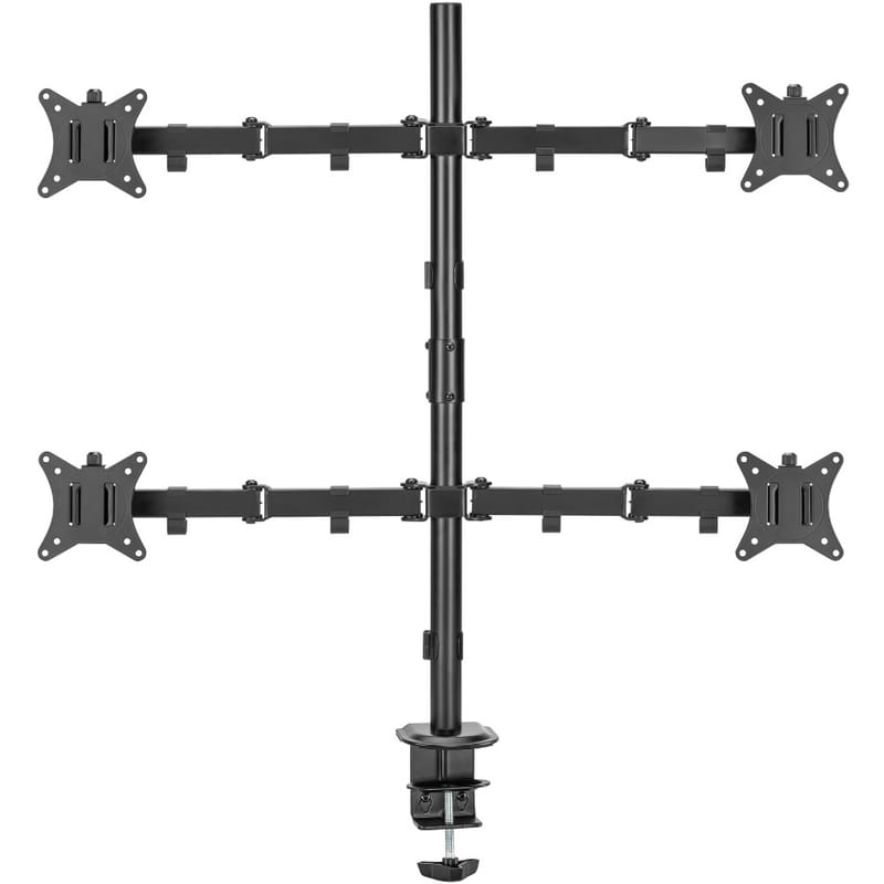 Настільне кріплення для монітора Brateck LDT66-C048 17-32" Black (VESA100х100)