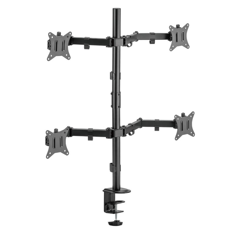 Настільне кріплення для монітора Brateck LDT66-C048 17-32" Black (VESA100х100)