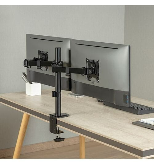 Настільне кріплення для монітора Brateck LDT66-C024 17-32" Black (VESA100х100)