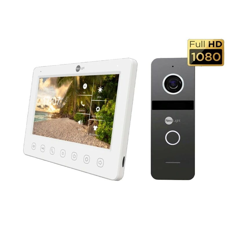 Комплект відеодомофону Neolight Kappa HD KIT Graphite