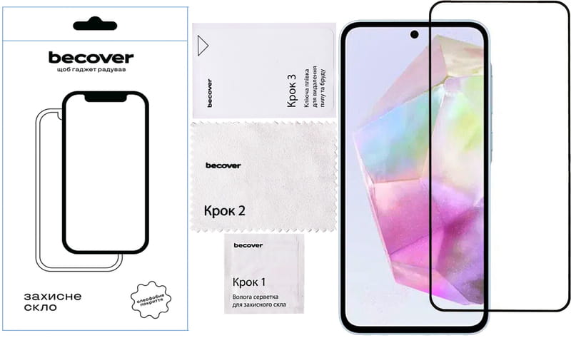 Захисне скло BeCover для Samsung Galaxy А37 SM-A376 Black (714916)