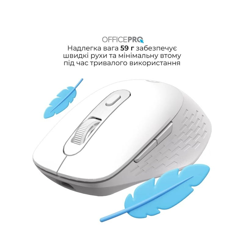 Мышь беспроводная OfficePro M265W White