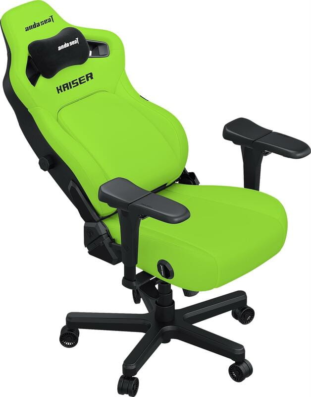 Кресло для геймеров Anda Seat Kaiser 4 Size XL Cyber Green PVC (AD12YDDC-XLL-20-C-PV/C-01)