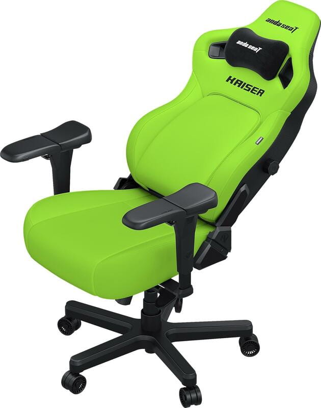 Кресло для геймеров Anda Seat Kaiser 4 Size XL Cyber Green PVC (AD12YDDC-XLL-20-C-PV/C-01)