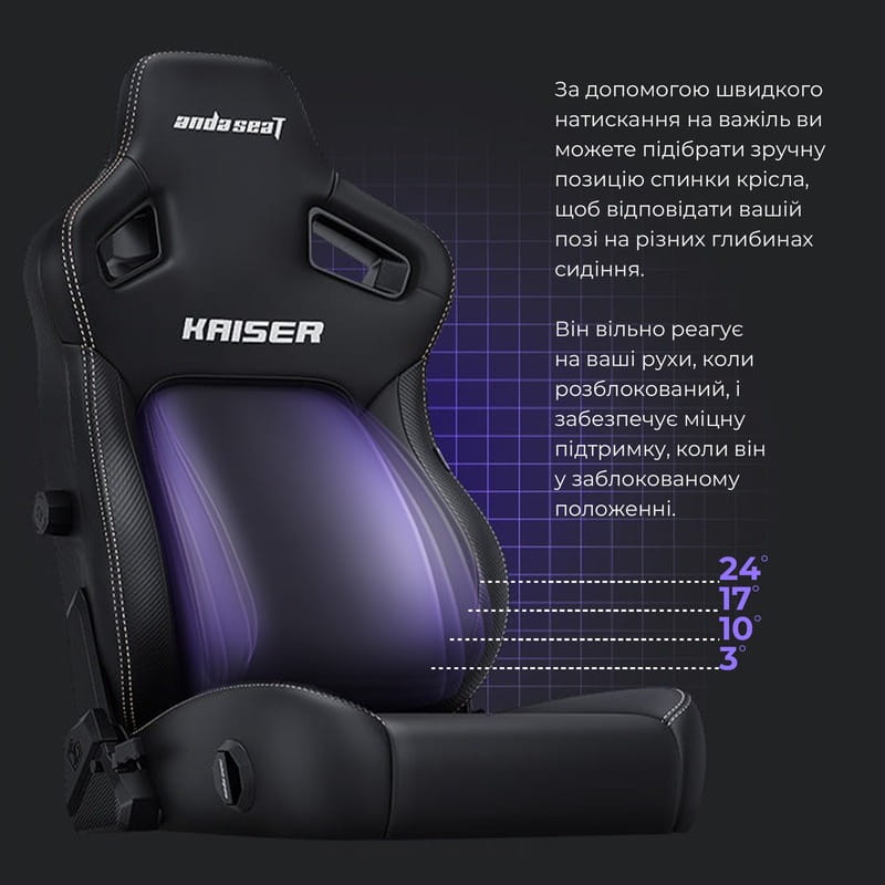 Кресло для геймеров Anda Seat Kaiser 4 Size XL Cyber Green PVC (AD12YDDC-XLL-20-C-PV/C-01)