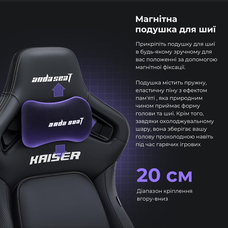 Кресло для геймеров Anda Seat Kaiser 4 Size XL Cyber Green PVC (AD12YDDC-XLL-20-C-PV/C-01)