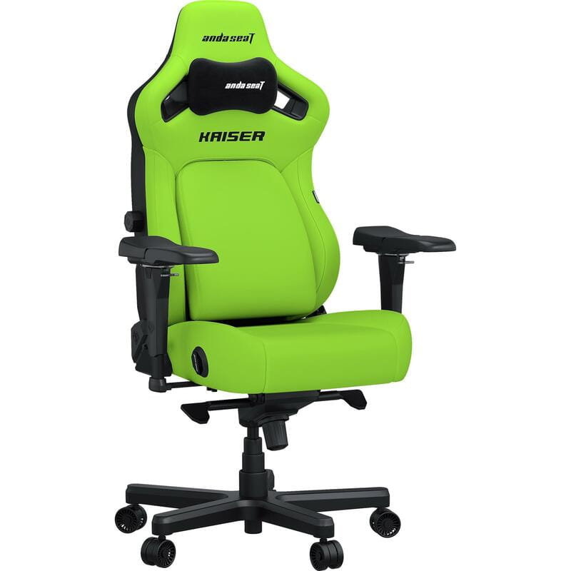 Кресло для геймеров Anda Seat Kaiser 4 Size XL Cyber Green PVC (AD12YDDC-XLL-20-C-PV/C-01)