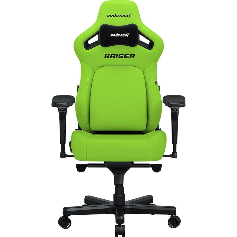 Кресло для геймеров Anda Seat Kaiser 4 Size XL Cyber Green PVC (AD12YDDC-XLL-20-C-PV/C-01)
