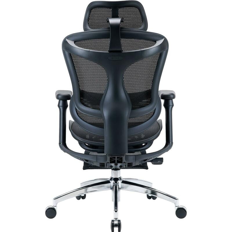 Крісло офісне Sihoo Doro C300L Mesh Black with footrest (Doro-C300L-A3-101-JT)