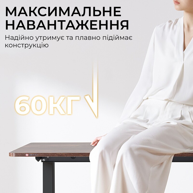 Компьютерный стол Sihoo D03 Walnut/Black (D03-104/D03-108)