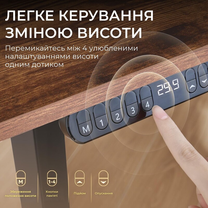 Компьютерный стол Sihoo D03 Walnut/Black (D03-104/D03-108)