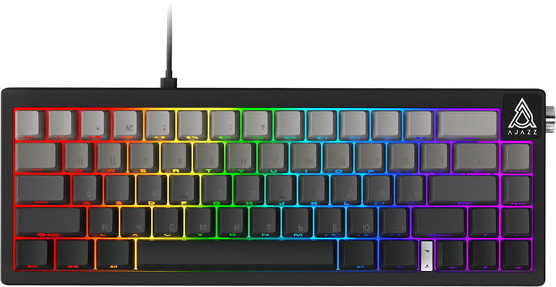 Клавиатура Ajazz AK650 Day Dream Switch Gradient Black USB-C (AK650-DD-BG)