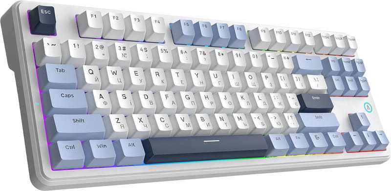 Клавиатура Ajazz AK870 V2 Flying Fish Switch White USB-C (AK870-V2-FF-BWB)