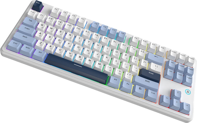 Клавиатура Ajazz AK870 V2 Flying Fish Switch White USB-C (AK870-V2-FF-BWB)