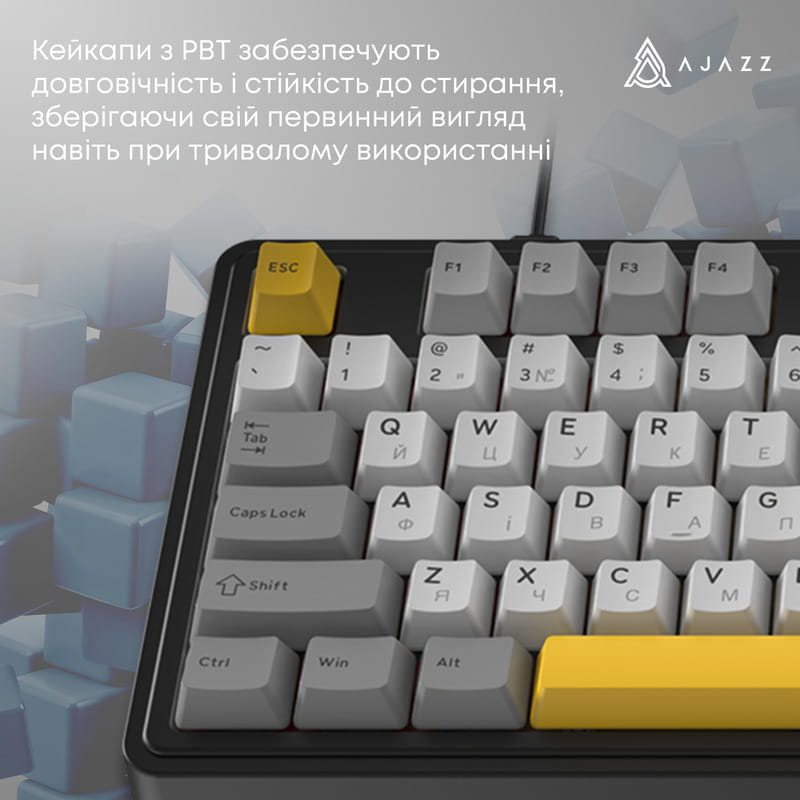 Клавіатура AjazzAK980 Magnetic Switch Black USB-C (AK980-MAX-M-BGY)