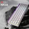 Фото - Клавіатура Ajazz NK68 Red Switch White USB-C (NK68-R-W) | click.ua