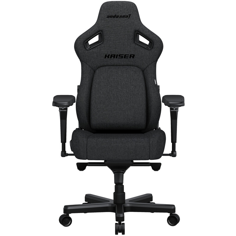 Кресло для геймеров Anda Seat Kaiser 4 Size L Dark Grey Fabric (AD12YDDC-L-20-GB-CF)