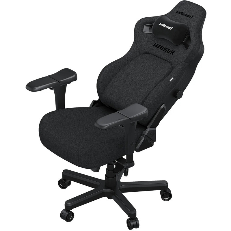 Кресло для геймеров Anda Seat Kaiser 4 Size L Dark Grey Fabric (AD12YDDC-L-20-GB-CF)