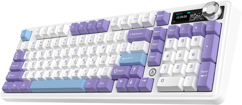 Клавіатура бездротова Ajazz AK980 V2 Gift Switch V2 White (AK980-V2-G-PWB)