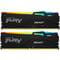 Фото - Модуль пам`яті DDR5 2x8GB/5600 Kingston Fury Beast RGB Black (KF556C40BBAK2-16) | click.ua