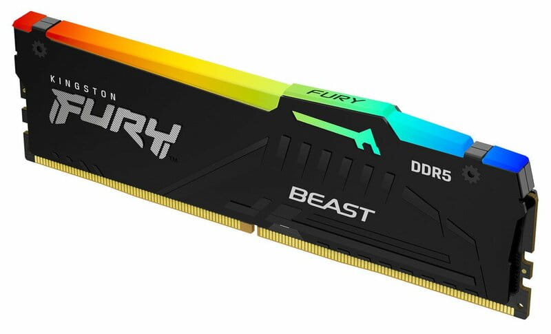 Модуль пам`ятi DDR5 16GB/6000 Kingston Fury Beast RGB Expo (KF560C30BBEA-16)
