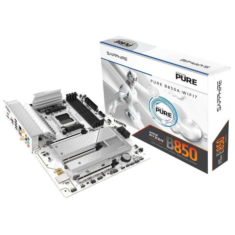 Материнская плата Sapphire B850A Pure WiFi Socket AM5