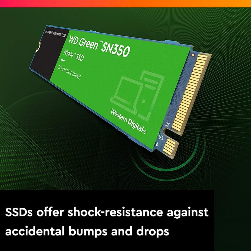 Накопичувач SSD 2TB WD Green SN350 M.2 2280 PCIe 3.0 x4 3D NAND (WDS200T3G0C)