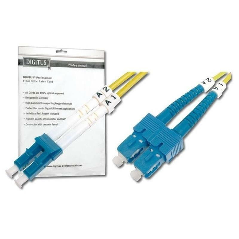 Патч-корд оптический Digitus (DK-2932-03) SC-LC Singlemode OS2 - 9/125, Duplex, 3м