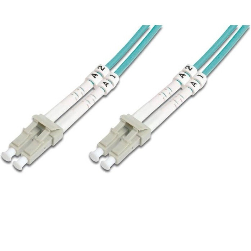 Оптический патч-корд Digitus LC/UPC-LC/UPC, 50/125, OM3, duplex, 1м (DK-2533-01/3)
