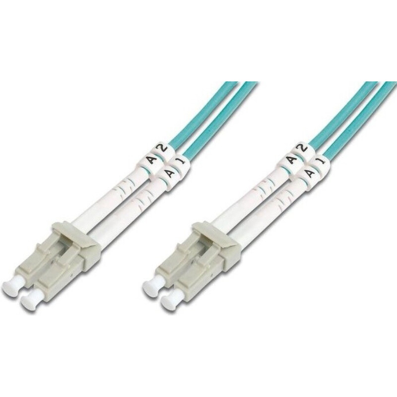 Оптический патч-корд Digitus LC-LC, 50/125, OM3, duplex, 5м (DK-2533-05/3)