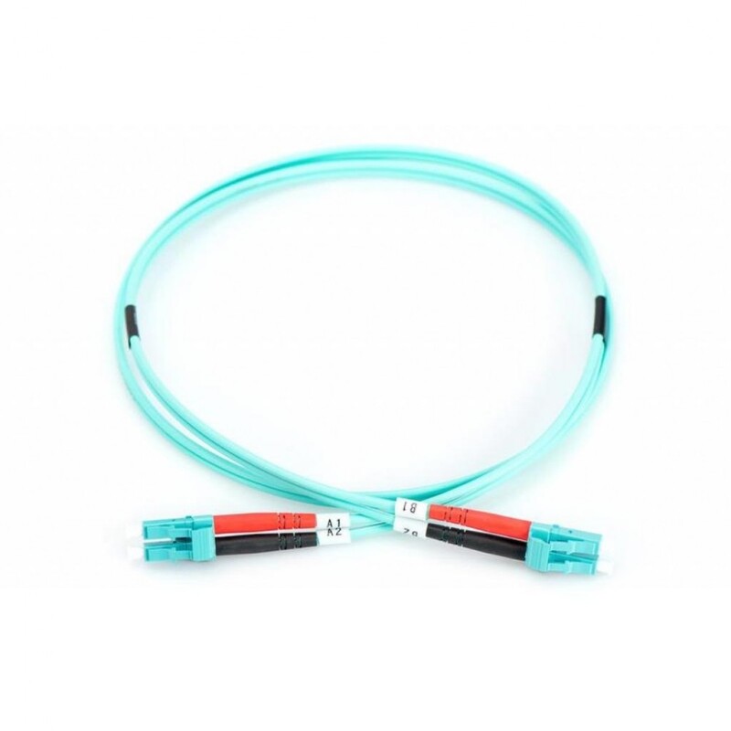 Оптический патч-корд Digitus LC-LC, 50/125, OM3, duplex, 10м (DK-2533-10/3)