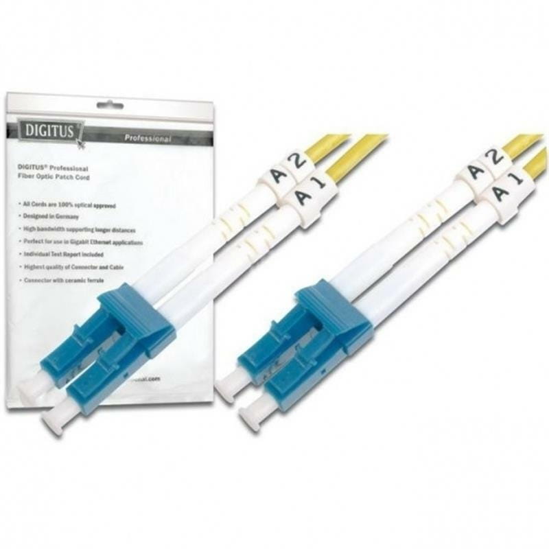 Оптический патч-корд Digitus (DK-2933-05) LC/UPC-LC/UPC, 9/125 OS2, duplex, 5 м