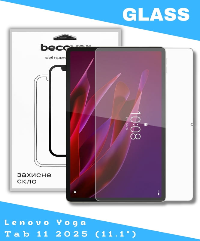 Захисне скло BeCover для Lenovo Yoga Tab 11 2025 (11.1") TB-710FU (714895)