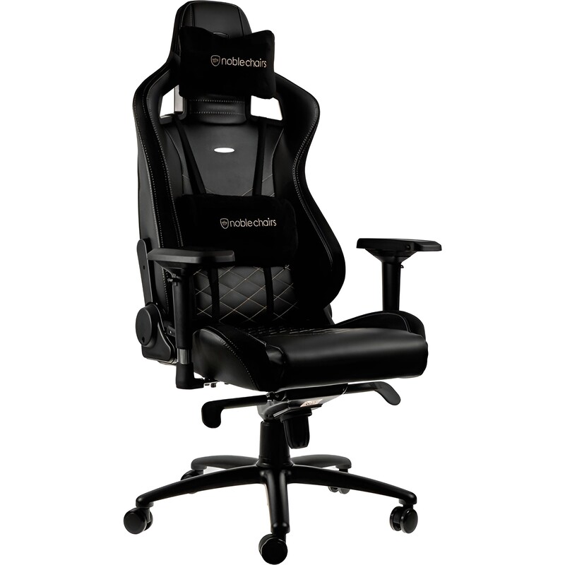 Кресло для геймеров Noblechairs Epic Black/Gold (NBL-PU-GOL-002)