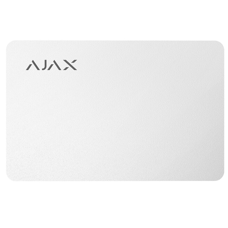 Безконтактна картка Ajax Pass White (10pcs) (38222.89.WH)