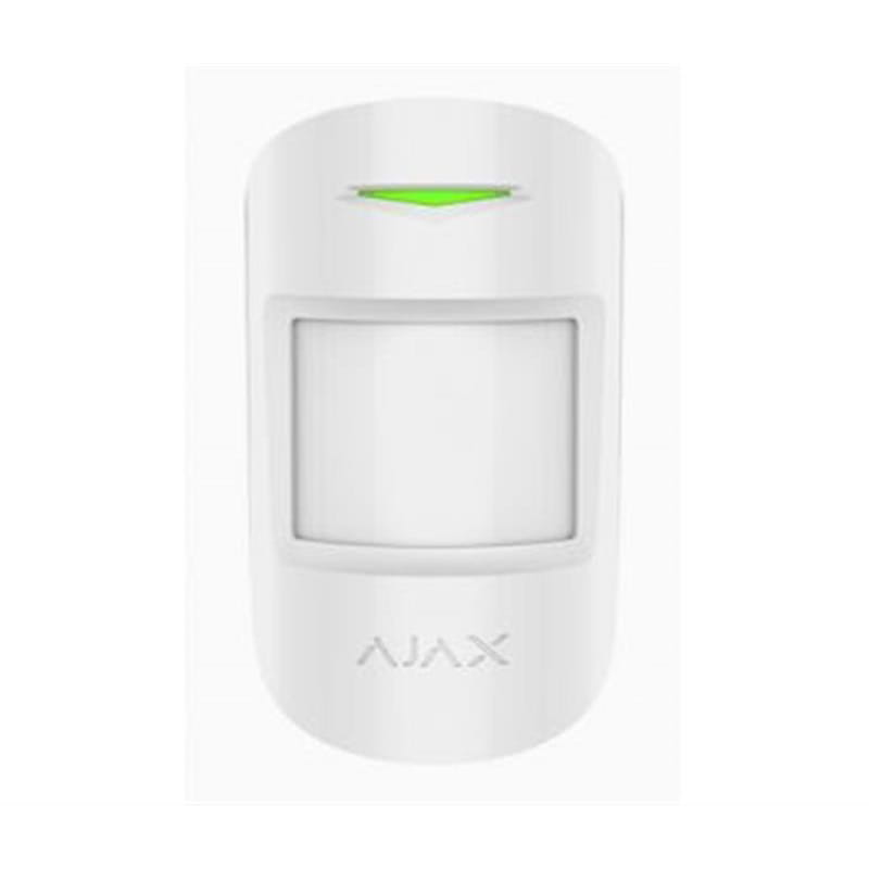 Бездротовий датчик руху і розбиття скла Ajax CombiProtect White (38097.06.WH1)