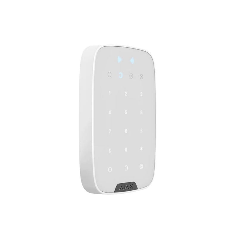 Бездротова сенсорна клавіатура Ajax KeyPad Plus White (38253.83.WH1)