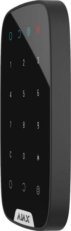 Бездротова сенсорна клавіатура Ajax KeyPad Black (38248.12.BL1)