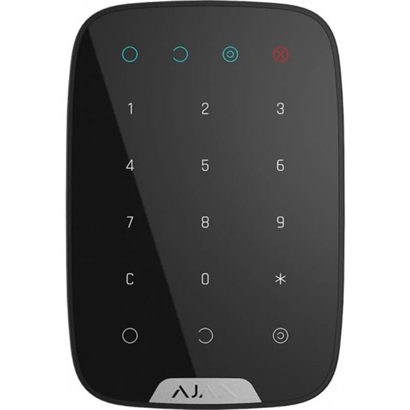 Бездротова сенсорна клавіатура Ajax KeyPad Black (38248.12.BL1)