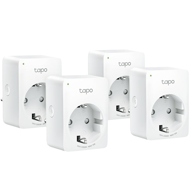 Интеллектуальная розетка TP-Link Tapo P100-4-pack