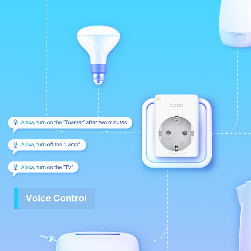 Интеллектуальная розетка TP-Link Tapo P100-4-pack